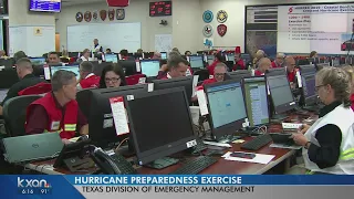 Texas Emergency Management Division undergoes hurricane simulation training