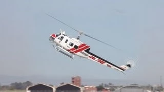 CAL FIRE Super Huey Helicopter Emergency Procedures - Autorotation