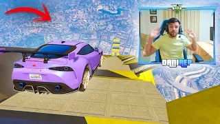 MEGA RAMPA 800.000% IMPOSIBLE! JUEGO CON LA MENTE DE UN SUSCRIPTOR!! - GTA V ONLINE