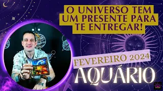 ♒Aquário Tarot | Fev24 | 🔮Flua com a vida. Não nade contra a correnteza!🚀