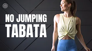 Intense No Jumping TABATA Workout // Low Impact Exercises