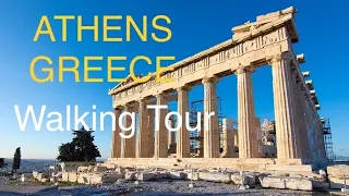 ATHENS | Greece | Walking Tour | 4K