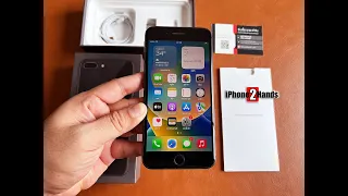 รีวิวสินค้า iPhone 8 Plus สีดำ 64gb ศูนย์ iStudio มือสอง ราคาถูก