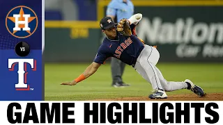 Astros vs. Rangers Game Highlights (8/30/22) | MLB Highlights