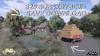 🏘"POLSKI KLIMAT"🏘 SAVE DOWNLOAD NA 555 SUBSKRYBCJI🚜🌍PYŚKOWICE🌍 FS22🌾!!!Czytaj opiss!!!