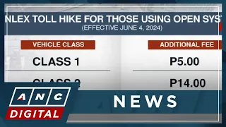 2nd tranche of NLEX toll hike to be implemented on June 4 | ANC