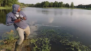 Fishing a 60-yr-old abandoned pond... searching for MONSTERS!