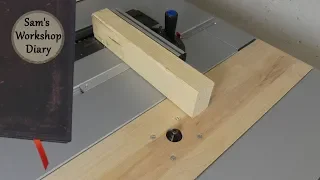 Easy Table Saw Router Table