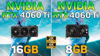 RTX 4060 Ti 16gb vs RTX 4060 Ti 8gb - Watch This Before Buy