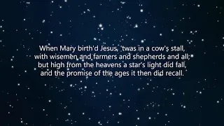 I Wonder As I Wander (new tune) (Appalachian Carol) (John Jacob Niles)