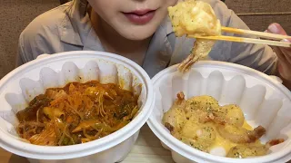 소림마라 로제마라샹궈와 크림새우꿔바로우 먹방 ASMR ROSE MALA XIANGGUO & CREAM SHIRIMP GUOBAOROU MUKBANG