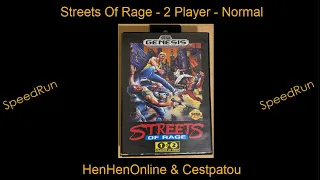 Streets of Rage - Co-op - Axel/Blaze -  Normal - Speedrun - (Old World Record)