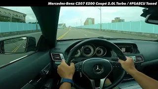 Mercedes-Benz C207 E200 Coupé 2.0L Turbo / #PSAECU Tuned