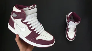 HOW TO BAR LACE NIKE AIR JORDAN 1 HIGH | Laces style