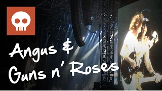 ULTRA RARE - Angus Young and Guns n' Roses (LIVE, HD) 2017 - Whole Lotta Rosie