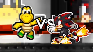 Super Mario Bros Z: Shadow The hedgehog vs Koopa Sprite Animation