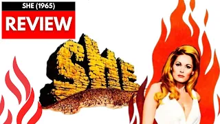 SHE (1965) CLASSIC FILM REVIEW | Peter Cushing | Christopher Lee | Ursula Andress