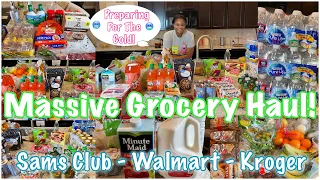 *New* Massive Two Week Grocery Haul🛒/Sams Club, Walmart, and Kroger/January 2022