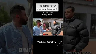 Todesstrafe für Kinderschänder? Ja oder Nein? Straßenumfrage in Gießen | Kemal TV #umfrage