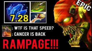 NEW CRAZY RAMPAGE Monster Max Speed Pure Damage Shard Megacreeps Comeback Imba 7.28 Flash Dota 2