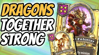 Dragons Together Strong - Hearthstone Battlegrounds