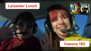 Leicester Lunch // Part 2 // Gamston to Leicester // Cessna 182 // G-BKKN