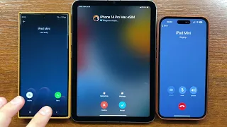 Samsung Galaxy S23 Ultra vs Apple iPhone 14 ProMax Telegram App Outgoing Calls to iPad Mini 6 2021