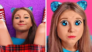 I WAS A CAT FOR 24 HOURS CHALLENGE || Funny Things Cats do! Roommate Pranks by 123 GO! Challenge