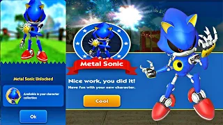 Sonic Dash - Metal Sonic Unlocked New Event Gameplay ( android, ios )