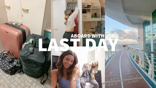 MY LAST DAY ONBOARD: packing, sign-off prep, saying goodbye, cleaning the cabin, more