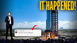 IT'S HERE! SpaceX Is Close to Launching Starship's 1st Orbital launch!