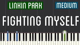 Linkin Park - Fighting Myself Piano Tutorial | Medium