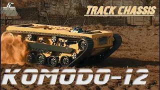 Military tracked chassis Komodo-12 test