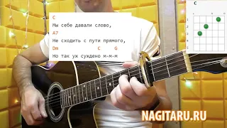 Машина Времени - "ПОВОРОТ". Разбор на гитаре, аккорды в С
