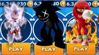 Sonic Dash- Silver Sonic VS Shadow EXE VS Knuckles _ Movie Sonic vs All Bosses Zazz Eggman