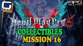 DMC 5 - Mission 16 Collectibles (Secret Mission, Blue & Purple Fragments)