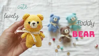 Crochet bear🐻 | teddy bear | amigurumi bear |freepattern#crochet#handmade #amigurumi #bear #tutorial