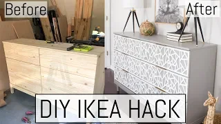 DIY IKEA Hack | TARVA Dresser Makeover