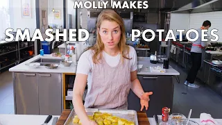 Molly Makes Crispy Smashed Potatoes | From the Test Kitchen | Bon Appétit