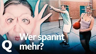 Sozialexperiment: Mann oder Frau – wer guckt mehr hin? | Quarks