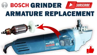 4 inch Angle Grinder armature change || BOSCH 6-100 grinder repairing || #bosch