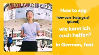 How to say 'how can I help you?' in German - Learn German fast with Memrise