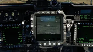 How to fire a hellfire - AH-64D DCS - 1 minute tutorial