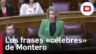 Vox recuerda las frases más «célebres» de María Jesús Montero en el Congreso de los Diputados