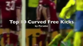 Top 10 free kick 2015-16 !!!