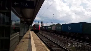 Bahnhof Dresden reick (Teil1-5)- mit S-Bahn Dresden S1,S2, Fv, Gv, Bv in  Sachsen am 12.07.23-