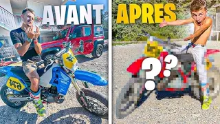 JE TRANSFORME MON 500CR EN CROSS ! +TEST