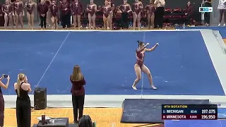 Mya Hooten (Minnesota) - Floor (10.0) vs Michigan