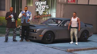 GTA 5 - REAL LA STREET LIFE - JUMPED IN GRAPE STREET WATTS CRIP - LA REVO #8