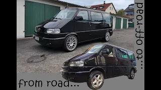 VW T4 ROAD to OFF-ROAD transformation